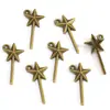 Accesorios para Joyería de Aleación DIY Colgante de Estrella Pentagrama Varita Mágica Pulsera Llavero Colgante Decorativo L350