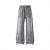 Jeans de Mezclilla de Seda de Hielo de Lyocell para Verano 2026 para Hombre Pantalones Rectos Delgados Tendencia Shopee Lazada Dropshipping