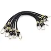 Cuerda de equipaje mini de látex de 25 cm transfronteriza, haz de cuerda para equipaje, correa elástica, multifuncional, correa de goma de 4 mm, gancho, cuerda elástica