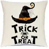Funda de Almohada Halloween Amazon Transfronteriza Serie Gato Negro Fantasma Juego de Cuatro Piezas para Dormitorio Sala de Estar Sofá