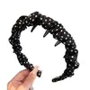 Faixa de Cabeça de Bolinhas de Alta Qualidade para Mulheres, Novo Estilo 2025, Faixa de Cabelo, Faixa para Lavar o Rosto com Coroa Alta, Grampo de Cabelo, Acessório de Cabelo