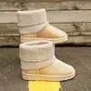 Aliexpress Comércio Exterior Transfronteiriço Especializado em Fornecer Novas Botas de Neve de Solado Grosso para Mulheres Outono e Inverno 2026, Casuais, Modernas, Versáteis e Quentes