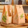 Fábrica de Origem Em Estoque Sacos de Embalagem Alimentícia para Pão Sacos para Torrada 450g Embalagem Impermeável à Prova de Óleo para Pão Fatiado