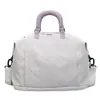 Bolsa de viagem transfronteiriça de alta qualidade, elegante, com laço, de grande capacidade, mala de bagagem, bolsa de ombro, bolsa tote acolchoada, bolsa de academia e bolsa de mão