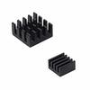 Disipador de Calor de Aluminio Negro para Raspberry Pi 3B+/3B Raspberry Pi 2/3 Modelo B+ Radiador 2 Piezas