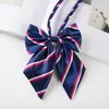 Camisa de Mujer con Cuello de Vestir con Cordones Gratis Mariposa Banco de la Bahía Vestido para Personal de Hotel Ropa de Trabajo Corbata Corbata de Moño Mujer