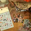 Tiesu Populares Pegatinas Oscuras de Uñas para Halloween Nuevo Papel en Relieve Calabaza Telaraña Calavera Ts-4179 Fiesta de Fantasmas