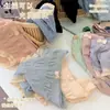 Pantalones interiores de mujer talla grande estilo japonés, cintura media-alta, sin costuras, encaje dulce, control de abdomen, transpirables, amigables con la piel, calzones para mujer de 100 kg