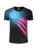 Novo Estilo Tênis de Mesa Terno Masculino e Feminino Jaqueta de manga curta Quick-drying Tênis de Mesa Running Suit 2027