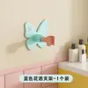Soporte para cabezal de ducha Dopamine, diseño creativo de mariposa, no requiere taladro, ajustable, soporte universal para cabezal de ducha de baño