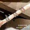Pendientes de Aro de Doble Perforación de Colores con Circonita, Pendientes de Aro Lisos Súper Brillantes y Exquisitos, Diseño de Nicho, Aretes de Aro y Clips para Orejas Personalizados