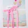 Elegante elegante estilo ballet ins bonita niña cinta trenzada lazo para el cabello horquilla dulce genial chica hot hada flotante