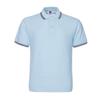 Color sólido rey 1AC04 teñido en hilo cuello verano 195g doble perla CVC manga corta camisa POLO cuello de contraste hombre personalizado venta al por mayor