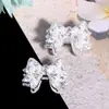 Arco de liga multicor pérola strass material DIY contas com furo reto corrente de celular chaveiro corrente de bolsa acessórios