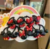 Linda Cabeza de Mickey Mouse Goma para el Cabello Infantil Goma de Princesa Cuerda para el Cabello Pequeña Fresca de la Suerte Accesorios para el Cabello Cuerda para el Cabello Simple Versátil Mujeres