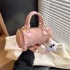 Bolsa pequena popular da moda deste ano feminina 2025 nova primavera e verão bolsa transversal versátil bolsa de mão coreana bolsa cilíndrica