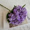 Impresión 3D de hortensias de pegamento suave, simulación de flores artificiales hidratantes, decoración floral para bodas, hortensias de verano sin fin.