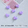 Color dopamina aleación pintura gota aceite cartas de amor cuentas sueltas diy doble cara forma de corazón accesorios de joyería con cuentas