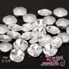 Cristal de Vidro Diamante Transparente de Forma Especial com Fundo Pontiagudo Strass Diamante Manual DIY Arte de Unha Decoração para Capa de Celular Adesivo Broca Recarga Broca