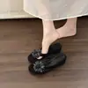 Chinelos Fogos de Artifício com Strass para Mulheres, Moda de Verão, Suave e Elegante, Solado Plataforma, Chinelos Cuña Antiderrapantes para Praia