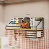 Estante de almacenamiento de pared para dormitorio, organizador de mesita de noche de pared sin taladro para estudiantes, solución de almacenamiento de pared para literas superiores