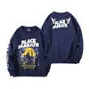 Moletom Cross-Border Black Sabbath Banda de Rock Gola Redonda com Capuz Tamanho S Escuro Europeu