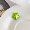 Chen Ming Perlas Fantasía 3D Galvanizadas UV Perlas Sueltas DIY Perlas de Estrella de Cinco Puntas Cadena para Teléfono Perlas de Agujero Recto Accesorios de Material Coloridos