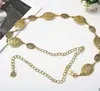 Cadena de Cintura Metálica de Estilo Étnico Bohemio de Alta Gama para Mujer, Cadena de Cintura Versátil de Moda Retro para Vestido y Camisa