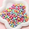 Cuentas Acrílicas No Porosas Esmeriladas Color Macarrón de 6/8 mm para Pulsera Collar Hecho a Mano DIY Cuentas para Ensartar Accesorios