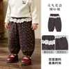 Calça infantil, nova coleção outono 2026, calça de moletom infantil da moda, acabamento delicado em renda, calça comprida para primavera e outono, calça versátil no tornozelo