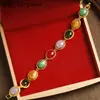 Pulsera de Jade Malayo al por Mayor, Pulsera con Incrustaciones de Jade Malayo Verde Esmeralda, Pulsera de Jade de Moda para Mujer
