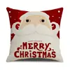 Fronha de Almofada de Rena de Natal Fofa Criativa Amiga da Pele Casa Decoração de Quarto Encosto Encosto de Carro