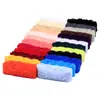 Acessórios de Renda Elástica Colorida para Decoração de Tecido DIY Feito à Mão, Decoração de Bainha de Saia, Materiais Estreitos Pretos e Brancos