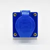 Enchufe de toma de corriente industrial impermeable fijo de 3/4/5 polos, impermeable, directo de fábrica, IP44