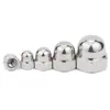 Tuerca de tapa acero inoxidable 304316 cabeza semiesférica tuerca de tapa DIN1587 galvanizada cabeza redonda cabeza de bola tuerca de tapa integrada