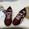 Versión de piel de vaca color block estilo retro ballet con cordones Zapatos de entrenamiento alemanes para mujer Zapatos versátiles ligeros casuales Zapatos deportivos Zapatos Forrest Gump