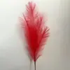 Nueva simulación pasto pavo real pasto caña colorido flores artificiales fuegos artificiales boda camino adornos florales al por mayor