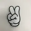 Fábrica Xiaoshan Qixiu Pegatinas de Tela Bordadas con Letras de Punto para Figuras Accesorios de Ropa Pegatinas Decorativas Etiquetas Bordadas