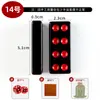Fichas de Mahjong para Uso Doméstico, Fichas de Cuatro Colores para Adultos Mayores, Fichas Negras Gruesas Grandes para Salones de Mahjong