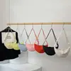 2026 Nova Moda Tendência Simples Pequena Bolsa Casual Versátil Estilosa Bolsa Bolinho Nicho para o Dia a Dia Transversal