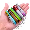 10 cores Nova isca Popa 8cm 10,7g e-commerce equipamento de pesca Anzol 6# Isca plástica