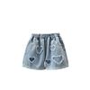 Procesamiento Personalizado de Shorts de Mezclilla para Niñas 2025, Ropa Delgada para Niños, Pantalones Cortos de Verano para Niñas, Pantalones Pirata para Bebé, Modernos