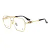 Armazón de Gafas de Titanio Puro Talla Grande para Hombre, Personalizado de Montura Grande para Cara Grande, Óptico Terminado con Luz Anti-Azul, Armazón de Gafas para Miopía para Mujer