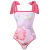 2025 nuevo traje de baño retro europeo y americano de comercio exterior traje de baño conservador de una pieza sexy traje de baño para mujer traje de traje de baño con falda de gasa transfronterizo