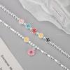 Caraini s925 Plata Esterlina cara sonriente pulsera de dona plateada pulsera para novias pulsera de plata con cara sonriente para niñas