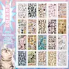Libro de Pegatinas Serie Letras Lindas Yuxian, Temática de Animales Gato Mascota, Material para Journaling Collage, 20 Hojas, 2 Diseños