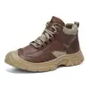 Sapatos Masculinos de Outono 2026 Novo Estilo Versão Coreana Design de Nicho Sapatos Casuais Sapatos de Cano Alto Masculinos Esportes ao Ar Livre Sapatos de Skate Retrô