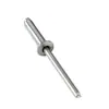 Rebites Cegos Redondos Planos de Aço Inoxidável 304 Urso Industrial, Grau 51, Gb12618.42.4~6.4, Resistente à Corrosão