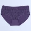 Calzones de Talla Grande Estampados para Mujeres de Europa del Este para Edad Media y Avanzada Algodón Ruso Cómodos Ropa Interior para Gorditas