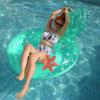 Nuevo anillo de natación inflable con forma de estrella de mar, anillo de natación para celebridades de Internet, reclinable grueso para adultos con respaldo y anillo para axilas, venta al por mayor